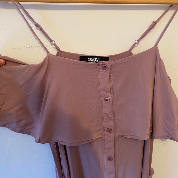 LuLu’s Off-Shoulder Maxi Dress - Picture 4 of 4